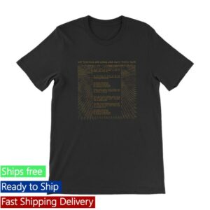 Asaf Avidan Merch Store Lyrics T-Shirt Gold Shadow
