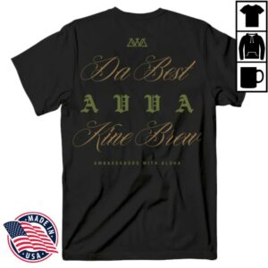 Hicsurf Store Merch Avva Brands Pure Aloha Tee Black