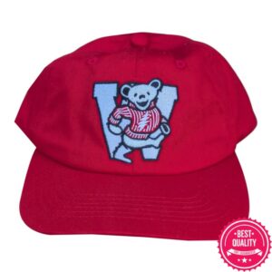 Thedomeswap Store Merch Wisconsin Bucky Bear Red Hat