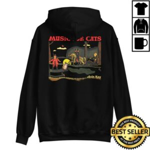 Second Tooth Store Merch Cevin Key Music For Cats Double-Sided Hoodie