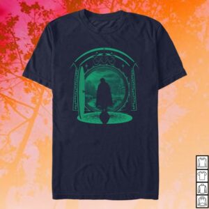 Amc Theatres Shop Store The Lord Of The Rings Hobbit Door Silhouette T-Shirt