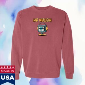 Hot Mulligan Store Merch Tv Guy Puff Crewneck