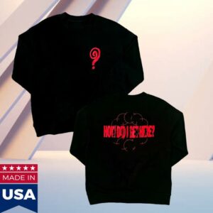 Louis Tomlinson Shop Merch Store How Did I Get Here Black Crewneck