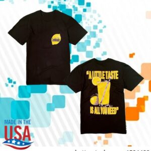 Louis Tomlinson Shop Merch Store Lemonade Black T-Shirt