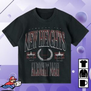 Kelce Clubhouse Merch Store New Heights With Jason & Travis Kelce Gameday Graphic T-Shirt