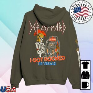 Def Leppard Store Merch I Got Rocked Zip Hoodie
