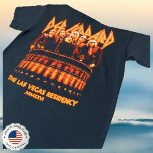 Def Leppard Store Merch Photo Residency 2026 T-Shirt