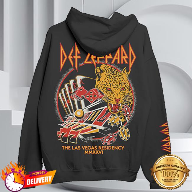 Def Leppard Store Merch Shop Live Las Vegas Zip Hoodie Def Leppard Store Merch Shop Live Las Vegas Zip Hoodie