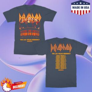 Def Leppard Store Merch Shop Photo Residency 2026 T-Shirt