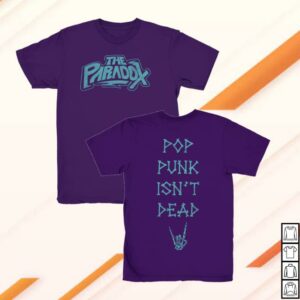 The Paradox Merch Store Merch Purple Pop Punk Isn’t Dead Tee