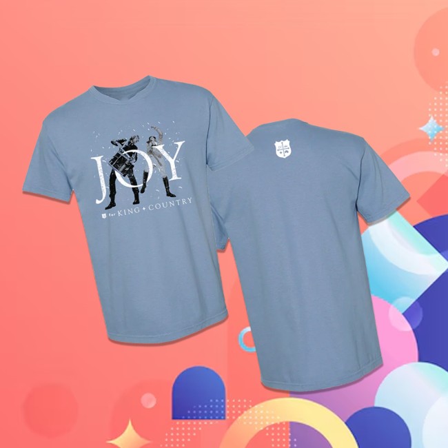 Forking And Country Store Merch Joy T-Shirt Blue Forking And Country Store Merch Joy T-Shirt Blue