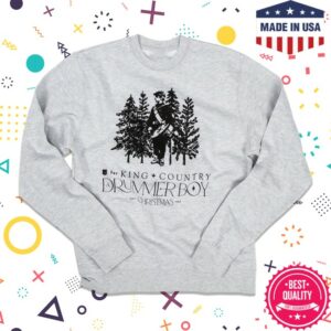 Forking And Country Store Merch A Drummer Boy Crewneck Grey