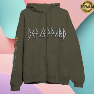 Def Leppard Merch Store I Got Rocked Zip Hoodie