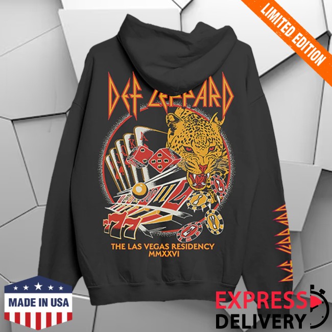 Def Leppard Store Merch Live Las Vegas Zip Hoodie Def Leppard Store Merch Live Las Vegas Zip Hoodie
