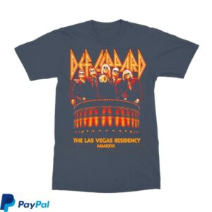 Def Leppard Merch Store Photo Residency 2026 T-Shirt