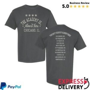 The Academy’s Store Merch Boxing Date Back Tee