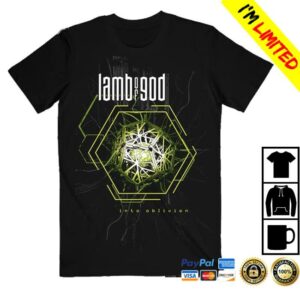 Lamb Of God Shop Merch Store Into Oblivion Hexagon Tee