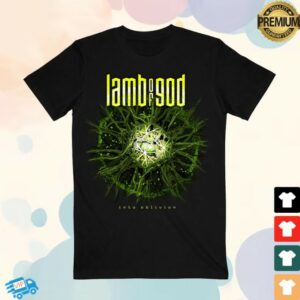 Lamb Of God Store Merch Into Oblivion Burst Black Tee