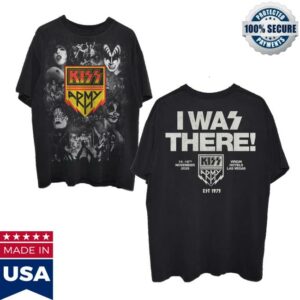Kiss Online Shop Merch Store I Was There T-Shirt