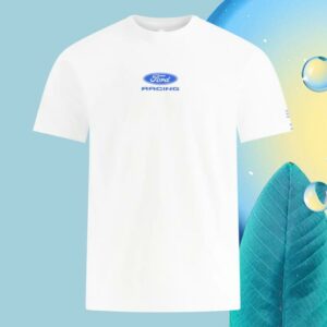 Ford Racing Merch Store Ford Racing Mens White Back Graphic T-Shirt