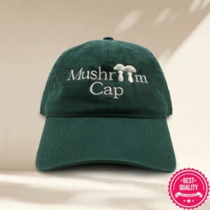 Online Ceramics Store Merch Mushroom Cap Dark Green Hat