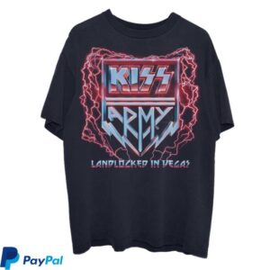 Kiss Merch Store Landlocked In Vegas T-Shirt