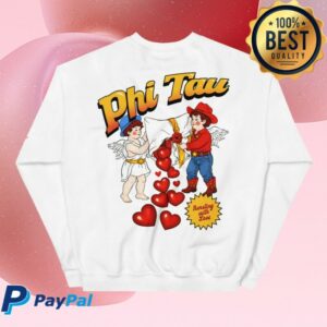 The Phi Tau Store Merch Phi Tau Valentine’s Crewneck Sweatshirt