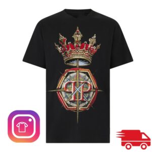 Plein Store Merch Round Neck Black T-Shirt