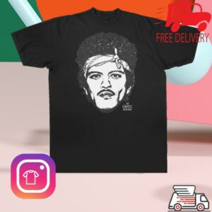 Bruno Mars Store Merch Shop The Romantic Art Tee Black