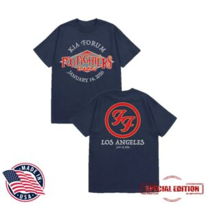 Foo Fighters Shop Merch Store Retro Event Tee