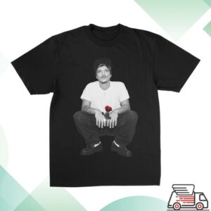 Bruno Mars Merch Store The Romantic Rose Tee Black