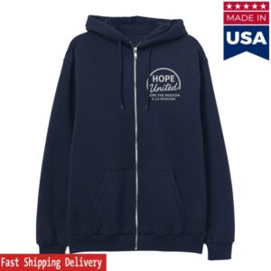 Foo Fighters Merch Store Hope United Zip Hoodie