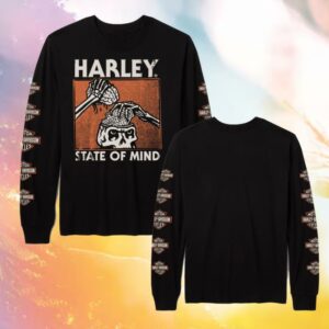 Harley Davidson Merch Store Shop H-D State Of Mind Long Sleeve Tee