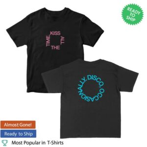 Little Creep Merch Store Shop Kiss All The Time Black Tee