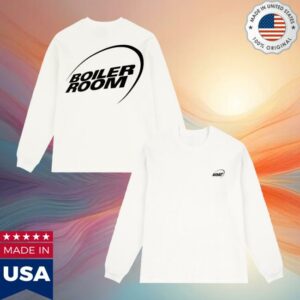 Boiler Room Merch Store Waffle Ls Top Off White
