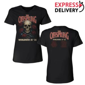 Offspring Store Merch Shop Rose Skull 2026 Tour Tee