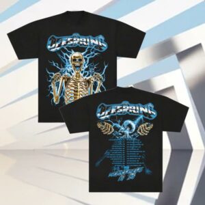 Offspring Store Merch Shop Spark Plug Skeleton 2026 Tour Tee