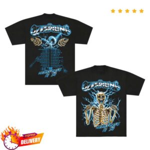 Offspring Store Merch Spark Plug Skeleton 2026 Tour Tee