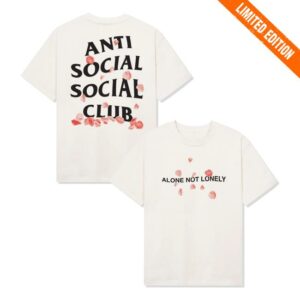 Anti Social Social Club Merch Store Assc Always Lonely Tee Natural