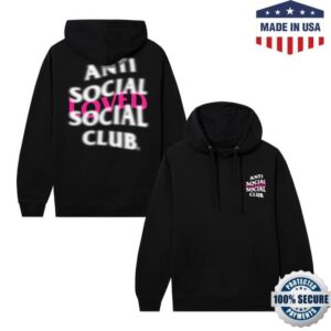 Anti Social Social Club Merch Store Assc Loved Hoodie Black