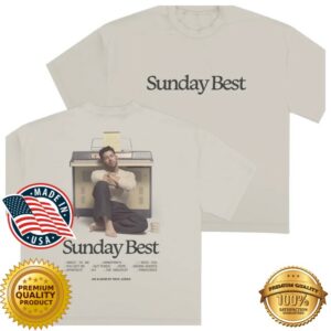 Nick Jonas Store Merch Sunday Best Tracklist Tee