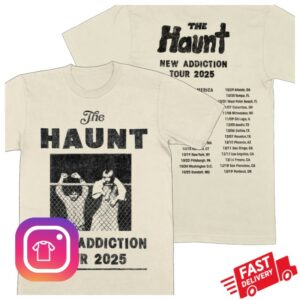 The Haunt Band Store Merch New Addiction Tour Tee