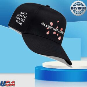 Antisocialsocialclub Shop Merch Store Assc Alone Not Lonely 5 Panel Snapback Cap