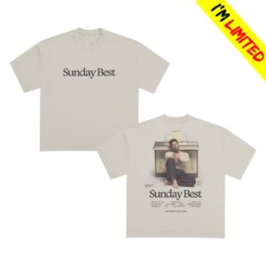 Nick Jonas Merch Store Sunday Best Tracklist Tee