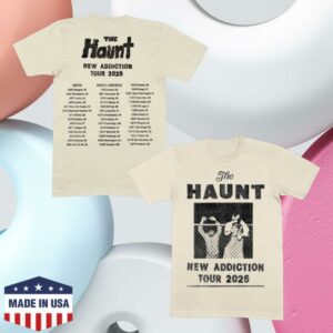 The Haunt Band Merch Store New Addiction Tour Tee