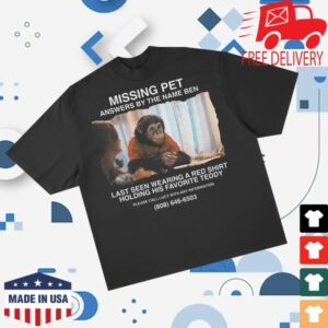 Prestige Merch Supply Store Merch Primate Missing Poster Shirt