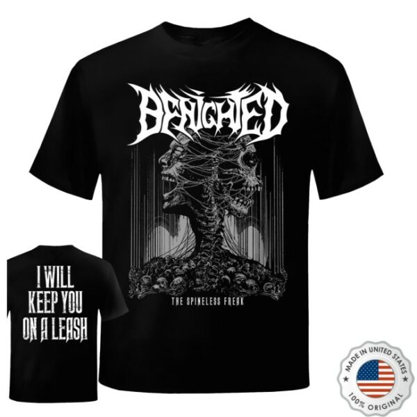 Benighted Store Merch The Spineless Freak T-Shirt - Newest Fashion Trends