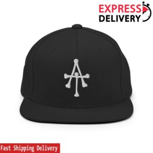 Amory’s Tomb Store Merch White Bones Flat Brim