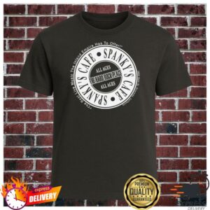 Showcase Theatre Merch Store Spanky’s Black Circle Logo T-Shirt