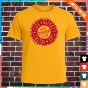 Showcase Theatre Merch Store Spanky’s Yellow Circle Logo T-Shirt